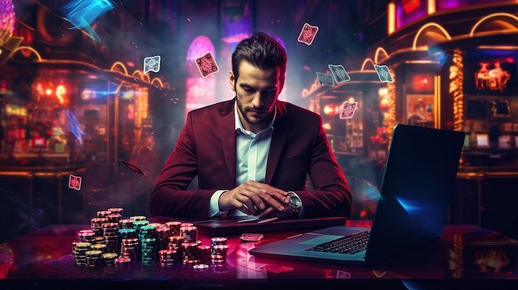 Tampilan hero futuristik jq37 di layar utama